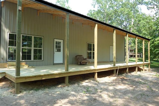 pole barn converted to house