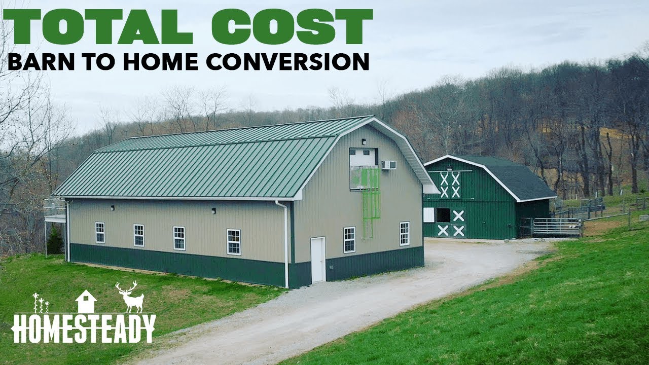 convert pole barn into house