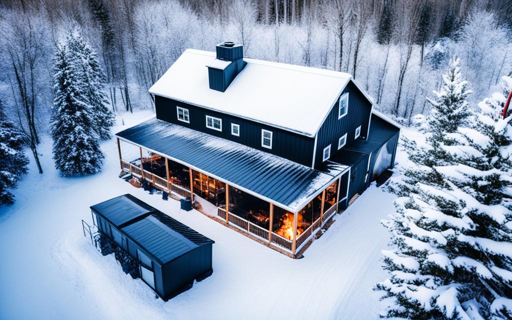 Do barndominiums stay warm in the cold?