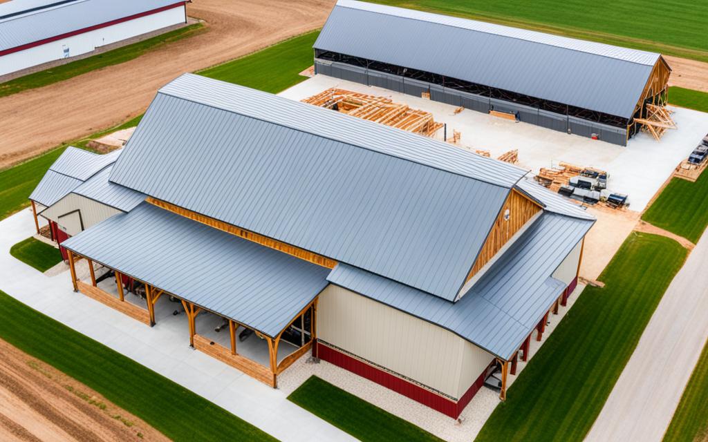 barndominium frame construction and roof options