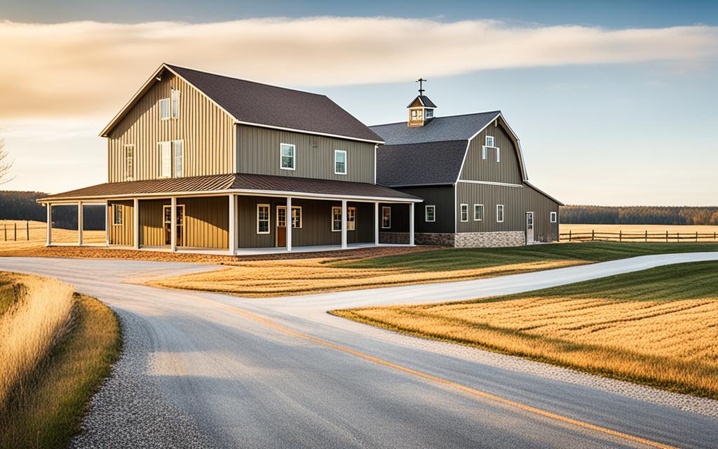 barndominium land road addition