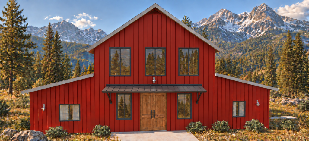 BP-00014 barndominium plan